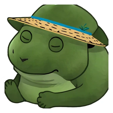 Sleeping panda sticker