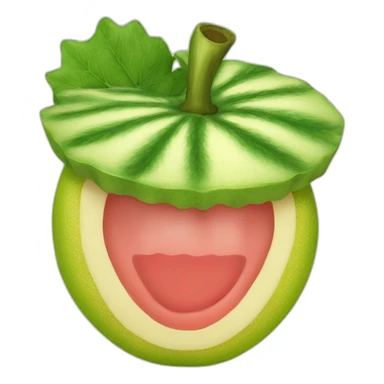 pastèque-cœur sticker