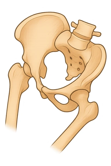 Bacino ruotato in senso orario sticker