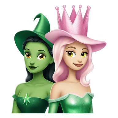 Glinda evil Elpba good sticker