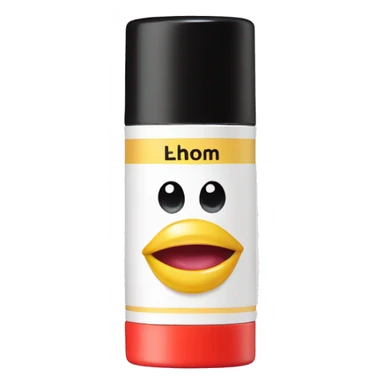 lip balm with label sticker