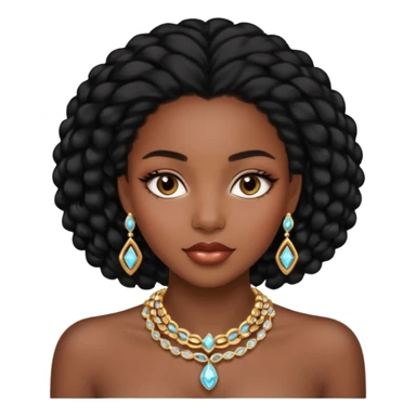 Black girl luxury  sticker