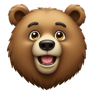 bear animal sticker