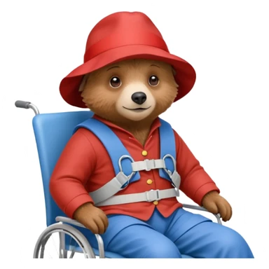 Paddington at the physiotherapist sticker