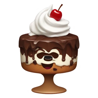 Brownie sundae  sticker