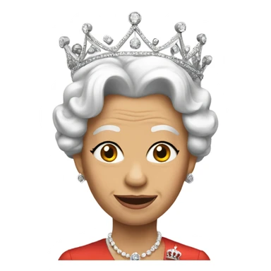 The queen sticker