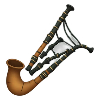Bagpipe sticker