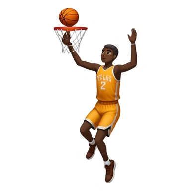 basket layup sticker