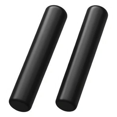 two police batons sticker