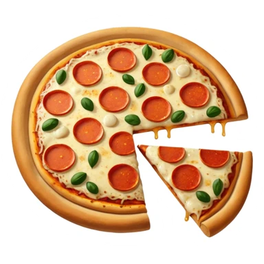 Pizza and bread with oil and vinegar  sticker