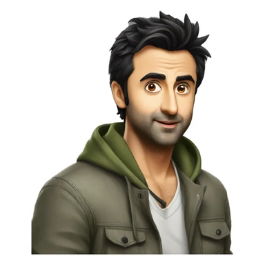 Ranbir Kapoor animal movie  sticker