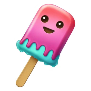 popsicle made of slime sticker