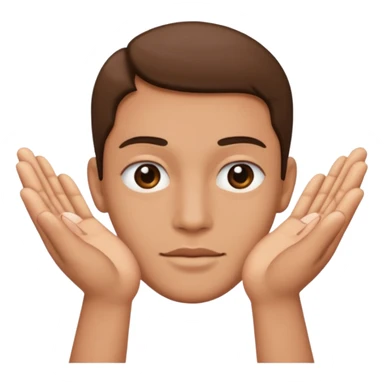 Tête qui a 2 mains l’une qui tient un 6 l’autre un 7 sticker