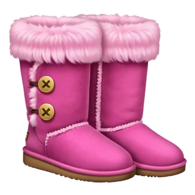 Pink uggs sticker