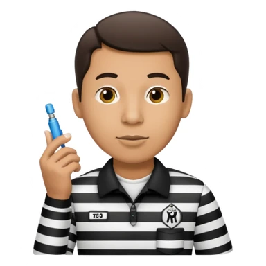 football referee sticker