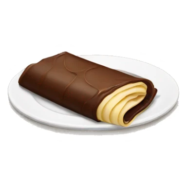 Chocolate crepe sticker
