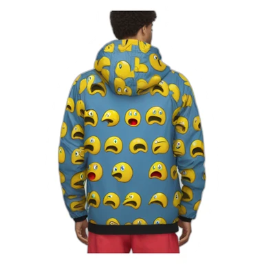 pacman cagoule sticker