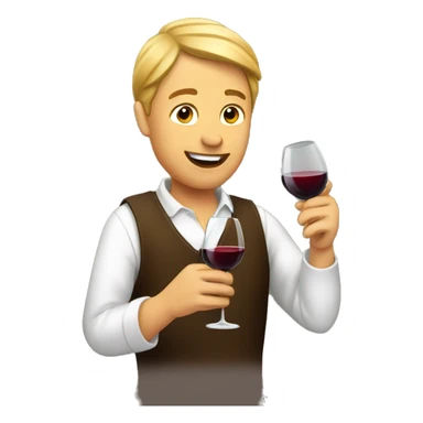 Wine tasting sticker
