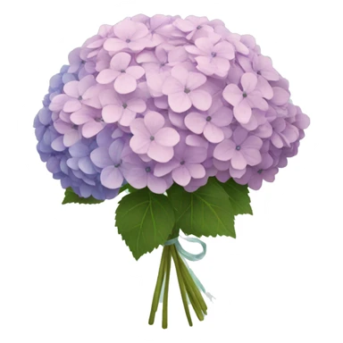 Hydrangea bouquet sticker