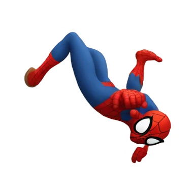 spiderman scaling a wall sticker