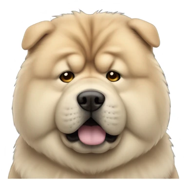 chow chow sad sticker