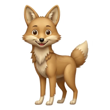 Happy Coyote sticker