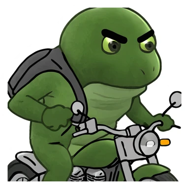 Homem no Grau de moto sticker