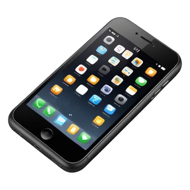 dark smartphone in space sticker