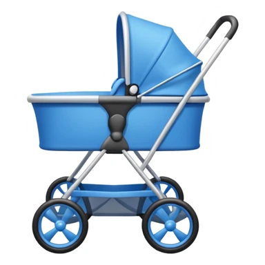 blue stroller sticker