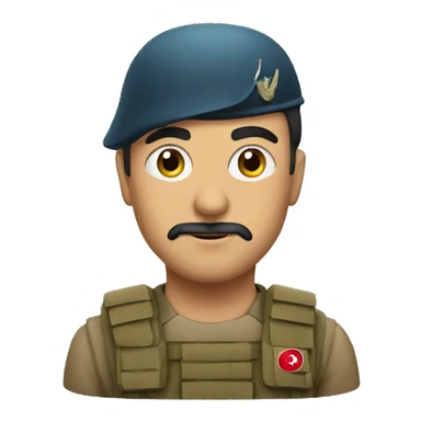 Turkish soldier sticker
