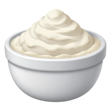 Flour in the bowl sticker