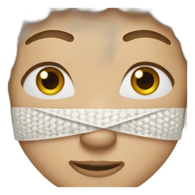 bandage on the nose sticker