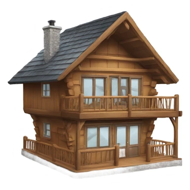 cozy chalet sticker