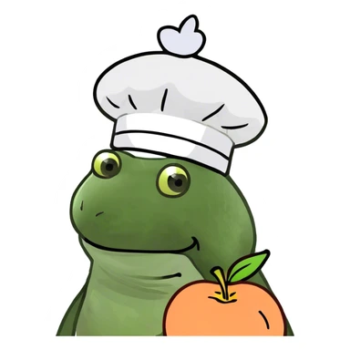 Peach with white water on top  sticker