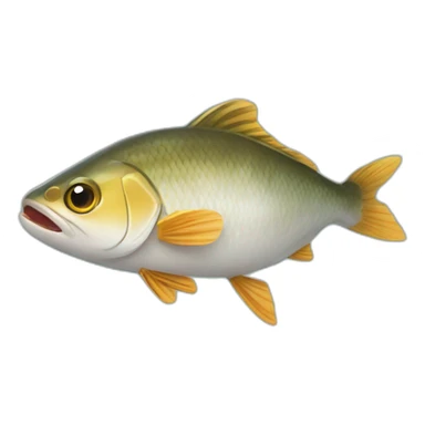 Chat qui mange un poisson sticker