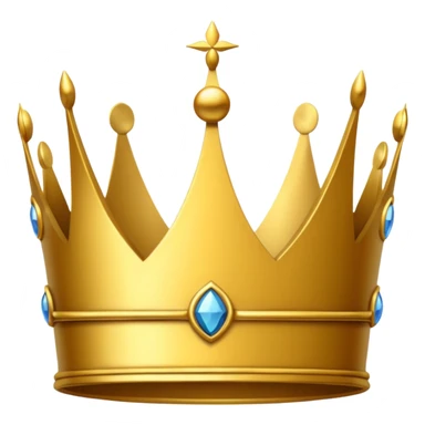 only with the crown please sticker