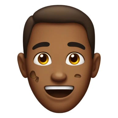 create a brown skinned vampire with freckles on his face  sticker