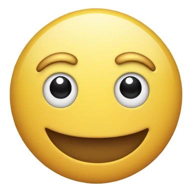 Face emoji with 2 balls sticking out of mouth area sticker