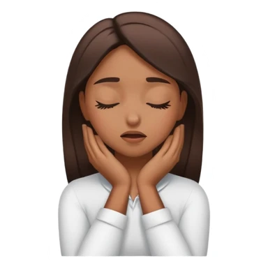 girl hands around neck crashing out sticker