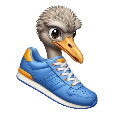  ostrich-in-sneakers sticker