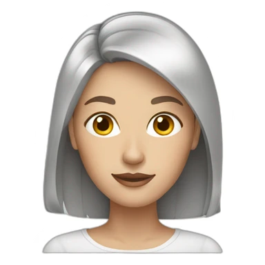 angela-white-woman-brown-hair sticker