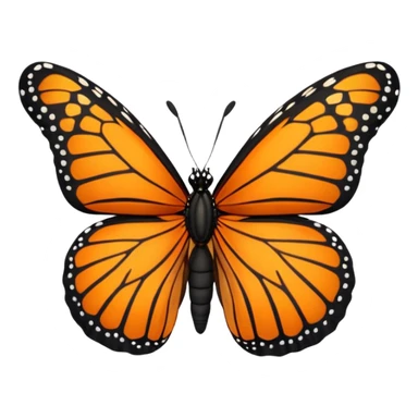 monarch butterfly sticker