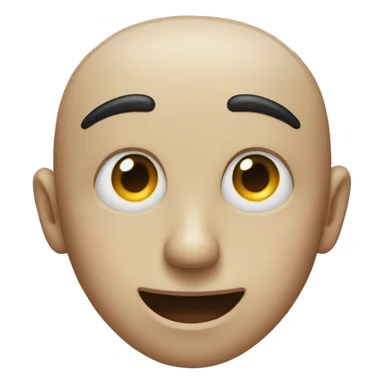 One eye open and one eye closed sticker