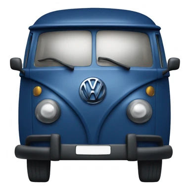 Dark blue ID.6 Volkswagen car sticker