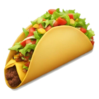 Eating a taco sticker