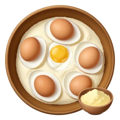 baking ingredients ready for preparation sticker