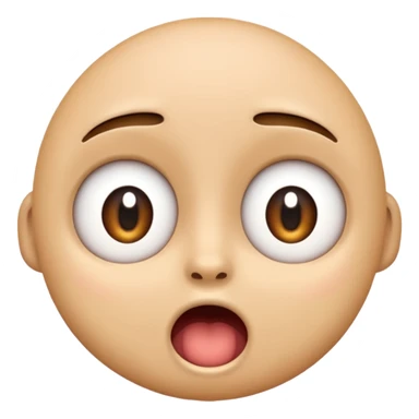 chocki emoji wide eyes open mouth sticker