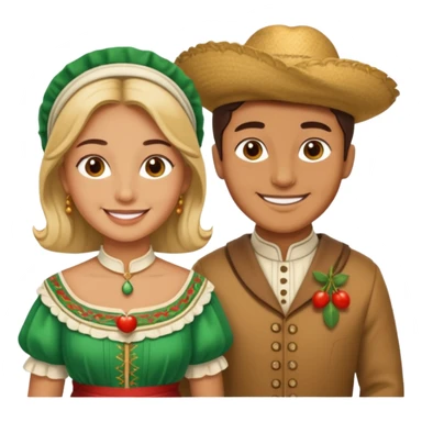 Italian 2 people sticker