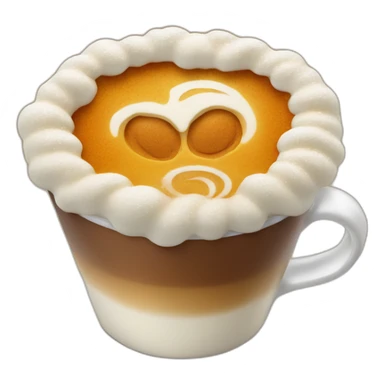 pumpkin spice latte with ghost foam sticker