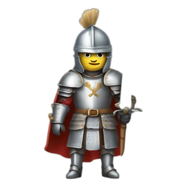 Un bélier en armure de chevalier sticker